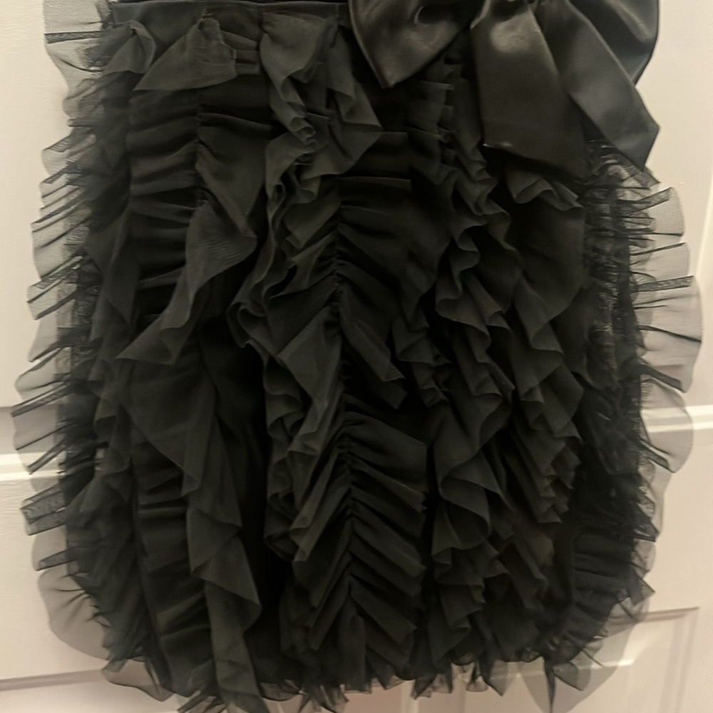 Elegant Black and Silver Kids Dress - Picture 5 of 6